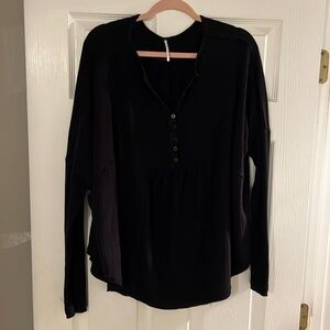 Free People Button Tunic